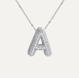 Diamanten Ketting met Letter