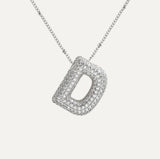 Diamanten Ketting met Letter
