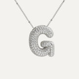 Diamanten Ketting met Letter