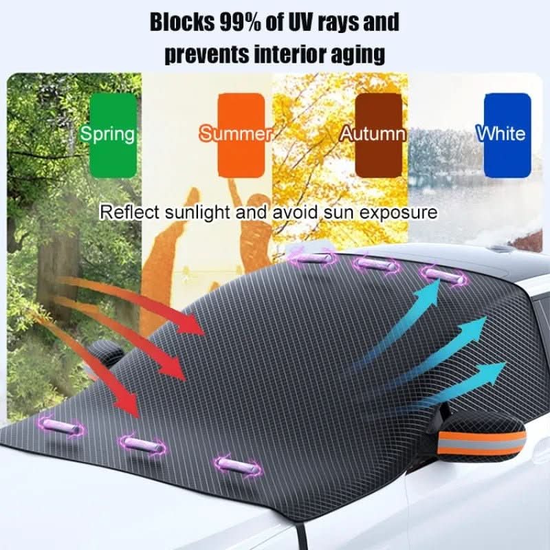 FrostGuard Cover – Magnetische Auto-Sneeuwbedekking voor Jaarlijkse Bescherming