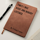 SnarkyNotebook | Dit dagboek is de perfecte mix van humor en bruikbaarheid
