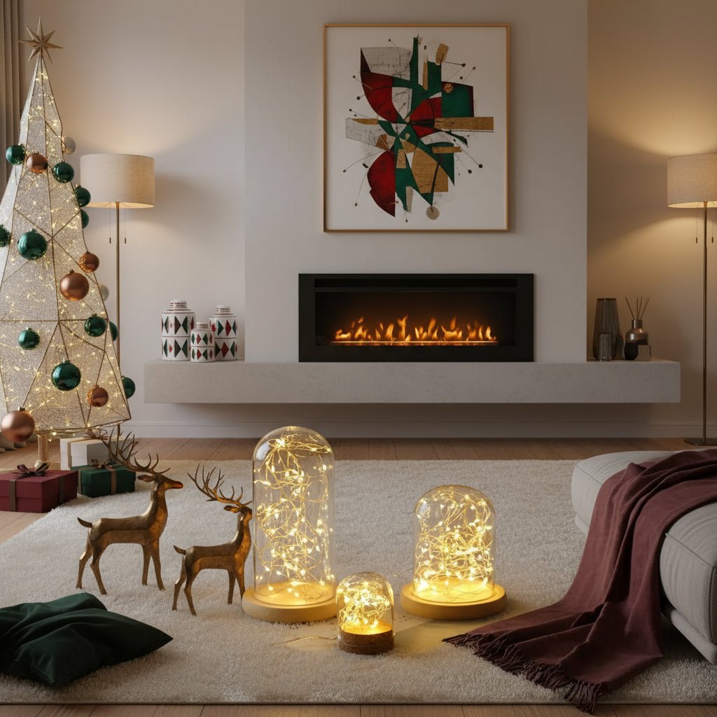 GLIMLIGHT – Warmwit, op batterijen werkende lichtsnoer voor thuis en tuin