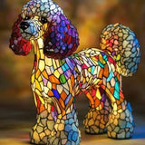 SCHIMMER-STATUE – Artistieke LED-nachtlamp met hondenrasmotief