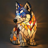SCHIMMER-STATUE – Artistieke LED-nachtlamp met hondenrasmotief