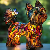SCHIMMER-STATUE – Artistieke LED-nachtlamp met hondenrasmotief