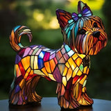 SCHIMMER-STATUE – Artistieke LED-nachtlamp met hondenrasmotief