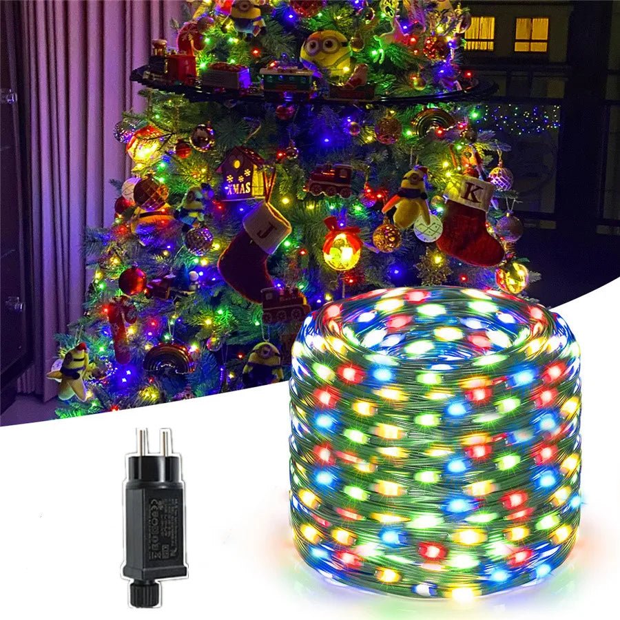 LIGHTLEAF – Warme LED Lichtenketting voor stijlvolle buiten- en tuindecoratie