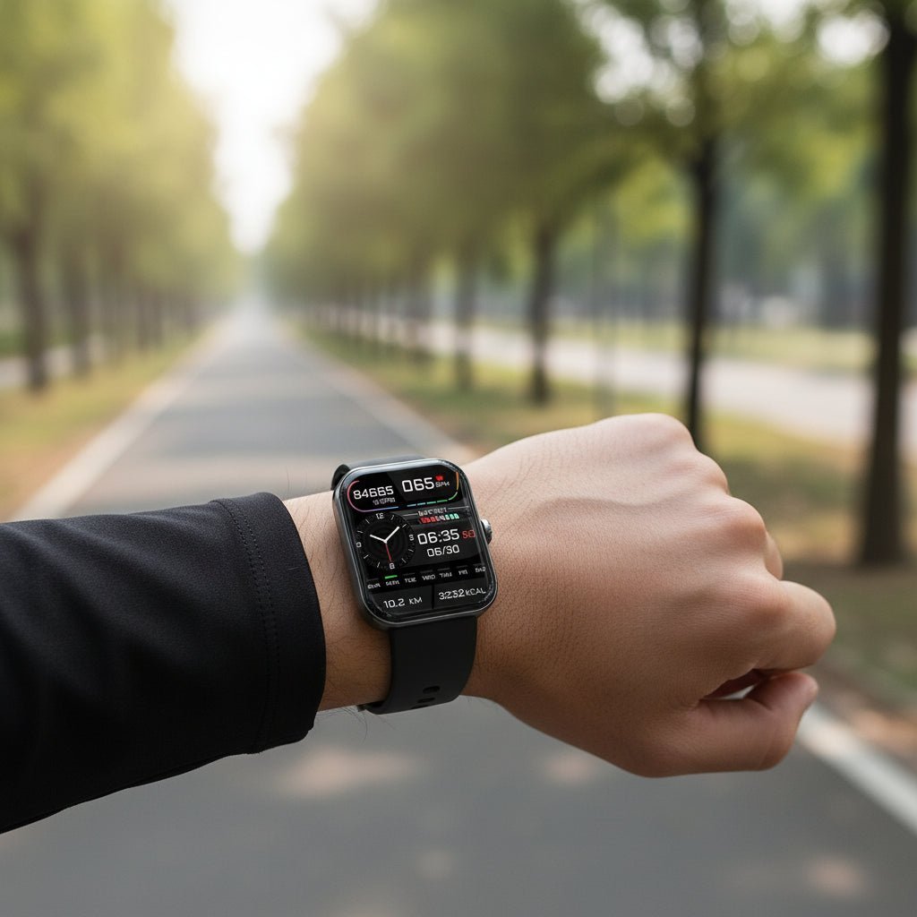 GLUCOWATCH – Gezondheidsuur – Pijnloze bloedsuikermeting & vitale functies in real-time