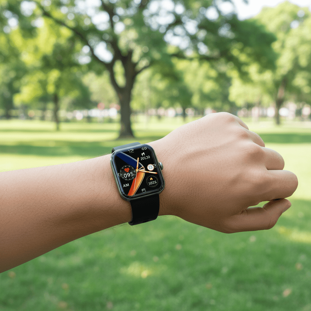 GLUCOWATCH – Gezondheidsuur – Pijnloze bloedsuikermeting & vitale functies in real-time