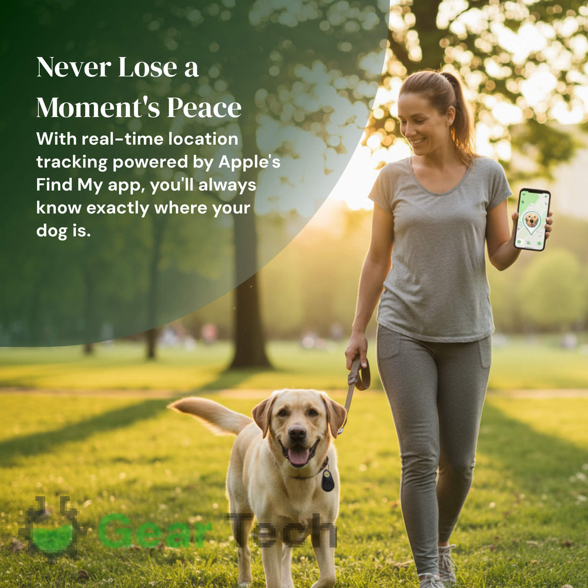 Kirra GPS Waterdichte Houndtracker Met Live Locatie-updates