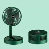 Opvouwbare stille elektrische desktop-USB-fan