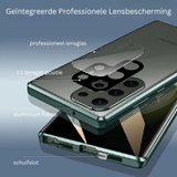 Metall Aluminiumlegering 360 Hoes met Veiligheidsvergrendeling voor Samsung Galaxy S24-S23 Serie