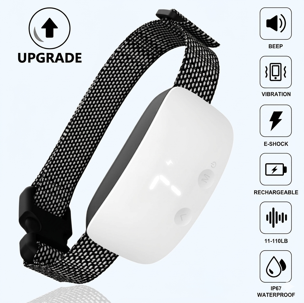 Automatische Anti-Blaffende Halsband – Waterdicht