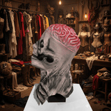 DREADSKULL – Realistische skelettenmasker met hoed voor de ultieme Halloween-transformatie