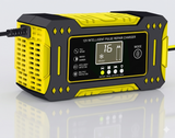 PowerPulse Auto Acculader – 12V/24V, Puls Reparatie, LCD Display