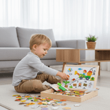 ARTIBLOX – 2-in-1 Montessori Tekenbord met Magnetisch Bord & Krijtbord voor Kinderen