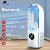 Airevo Luchtkoeler | Bladeloos USB-Ventilator | 6 Niveaus | Stil & Met Timer | Luchtbevochtiging