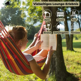 RelaxoLounge Hangmat | Robuust Canvas | Antislip-ontwerp | Draagvermogen 200 kg