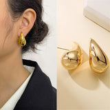 Dames Chunky Teardrop Oorbellen