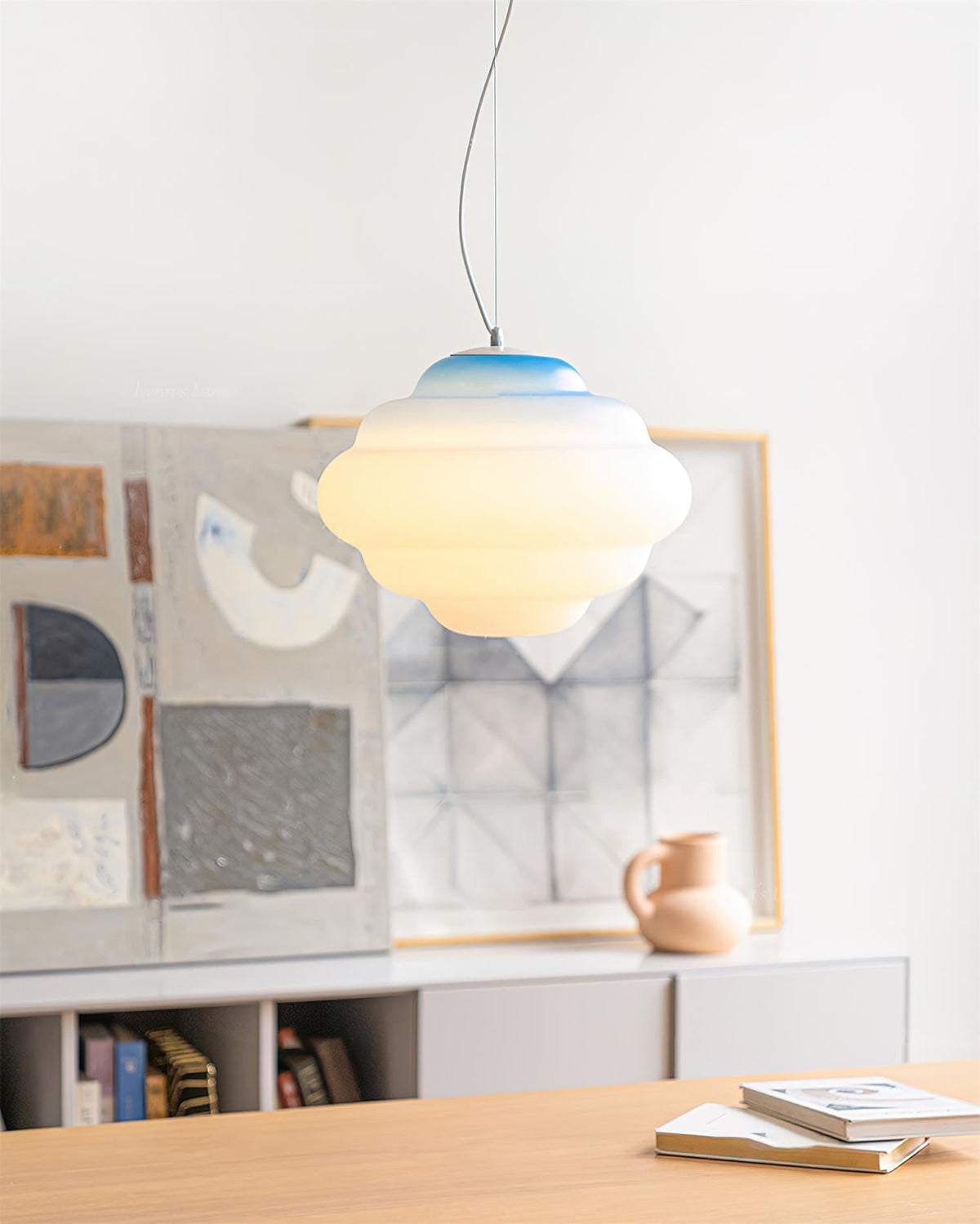 Hanglamp met kleurverloop en zachte lichtverdeling - Aérola