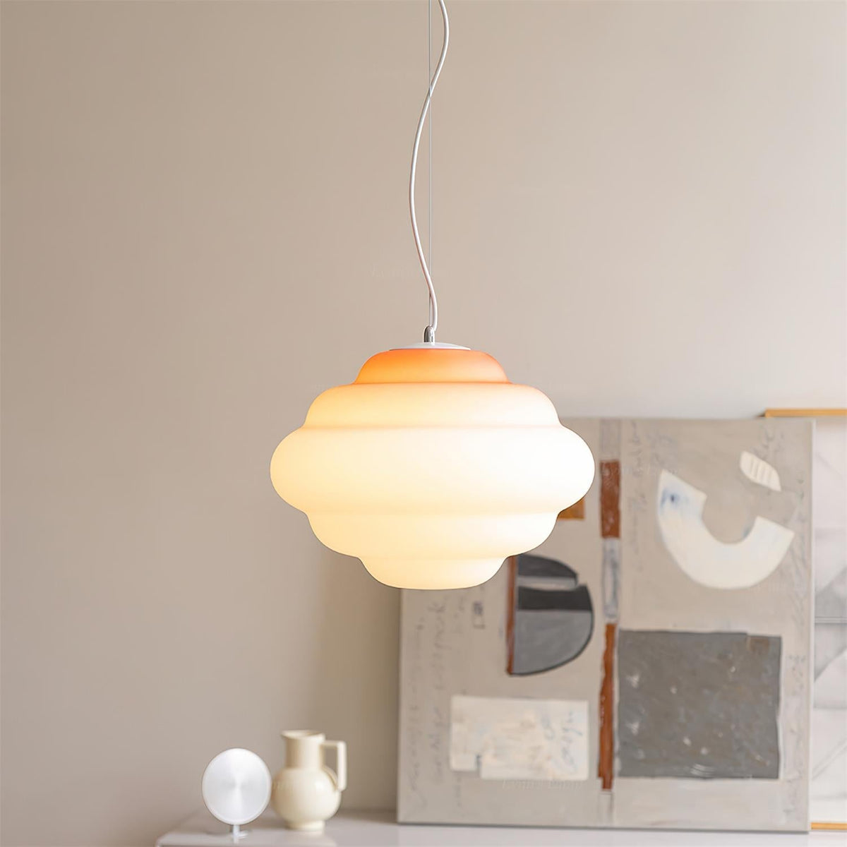 Hanglamp met kleurverloop en zachte lichtverdeling - Aérola