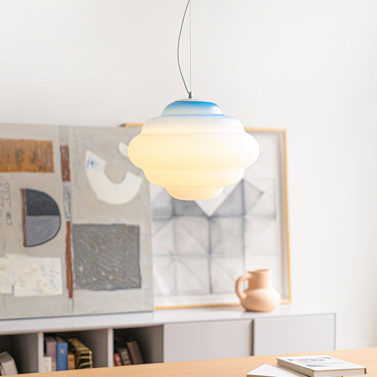 Hanglamp met kleurverloop en zachte lichtverdeling - Aérola
