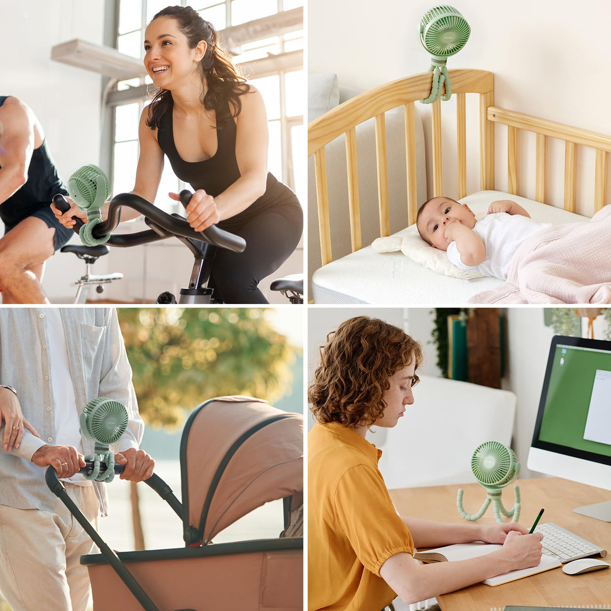 USB Oplaadbare Handheld Koelventilator voor Reizen