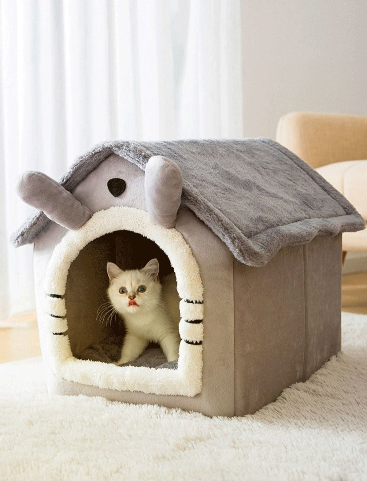 Fluffy dierenhuisje | Een cosy & warme slaapplek voor jouw huisdier
