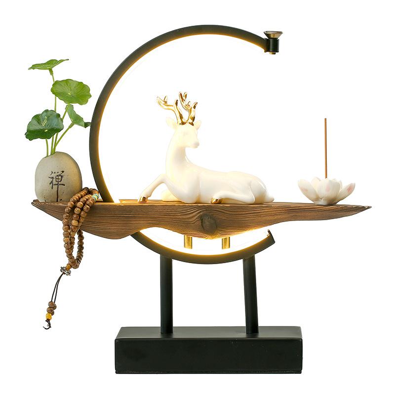 Witte Herten-Rooklampen – SereneStag