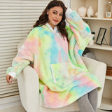 Ultra Zachte Fleece En Wol Hoodie Deken Voor Comfort En Warmte Thuis