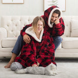 Ultra Zachte Fleece En Wol Hoodie Deken Voor Comfort En Warmte Thuis