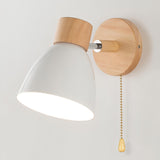 Jandiel - Scandinavische moderne hangende wandlamp met schakelaar in hout
