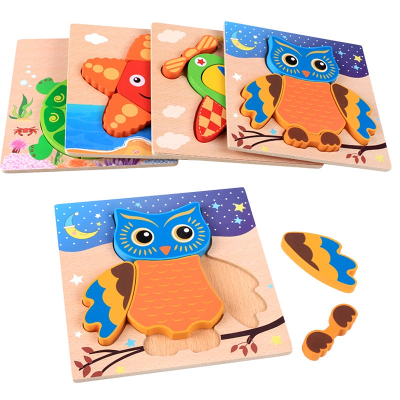 Montessori Leerpuzzel van Hout – KleurenPlezier (1+1 Gratis)