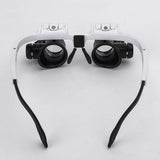 HD Leesbril met LED-verlichting en verwisselbare lenzen - Optiview