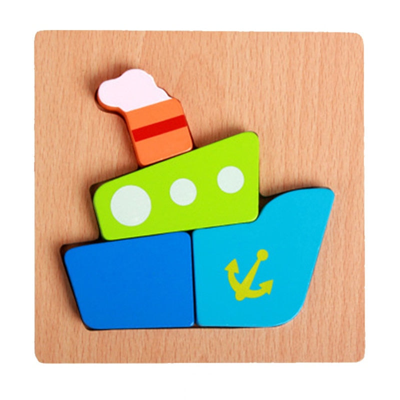 Montessori Leerpuzzel van Hout – KleurenPlezier (1+1 Gratis)