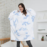 Ultra Zachte Fleece En Wol Hoodie Deken Voor Comfort En Warmte Thuis