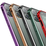 iPhone-hoes van gehard glas