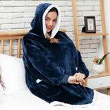Ultra Zachte Fleece En Wol Hoodie Deken Voor Comfort En Warmte Thuis