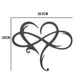 LoveBound - Elegante hart- en oneindigheidssymbool wanddecoratie