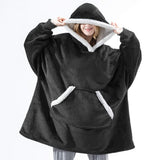 Ultra Zachte Fleece En Wol Hoodie Deken Voor Comfort En Warmte Thuis