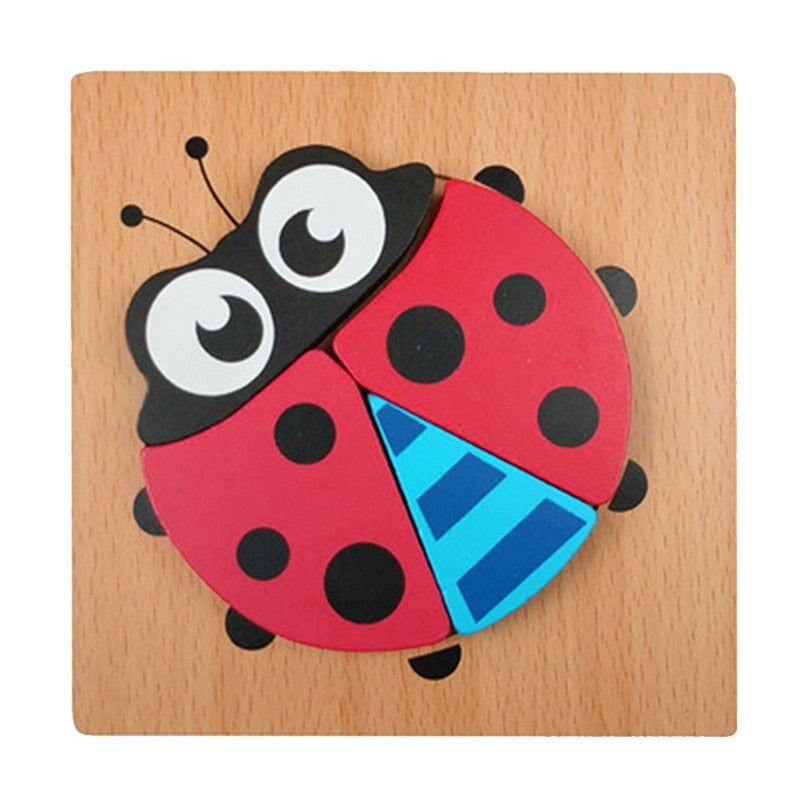 Montessori Leerpuzzel van Hout – KleurenPlezier (1+1 Gratis)
