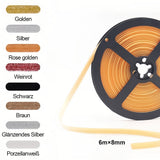 Schimmelbestendig voegband voor keramische tegels (één rol 6m x 8mm)