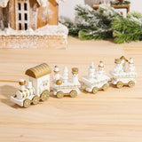 NORTHLINE – Feestelijke Trein Kerstdecoratie van Hout en Kunststof