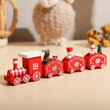 NORTHLINE – Feestelijke Trein Kerstdecoratie van Hout en Kunststof