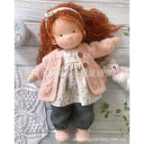 Katoenen Waldorf Pop met Kawaii Details en Stoffen Verpakking