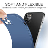 Liquid Silicone Case | Zachte beschermende case voor iPhone 11, 12 en 13