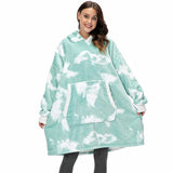 Ultra Zachte Fleece En Wol Hoodie Deken Voor Comfort En Warmte Thuis