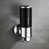 PureFlow - Wandgemonteerde zeepdispenser met twee compartimenten voor een nette badkamer