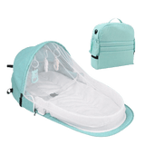 Vouwbaar & draagbaar babynest met muskietennet – Slaapinsel Cosina