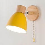 Jandiel - Scandinavische moderne hangende wandlamp met schakelaar in hout